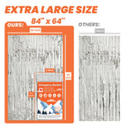 Emergency Mylar Blankets, Survival Space Blanket, 6 Pack