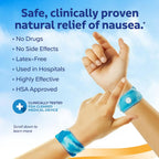 Buy now Sea-Band Anti-Nausea Acupressure Wristband for Motion & Morning Sickness, Child, Blue at indiglob india