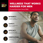 GNC Mega Men Sport Multivitamin, Performance & Muscle Function, 90 Count | Clinically Shown to Boost Nutrient Levels and Mental Wellbeing, with BCAAs and Carnitine for Muscle Performance and Energy