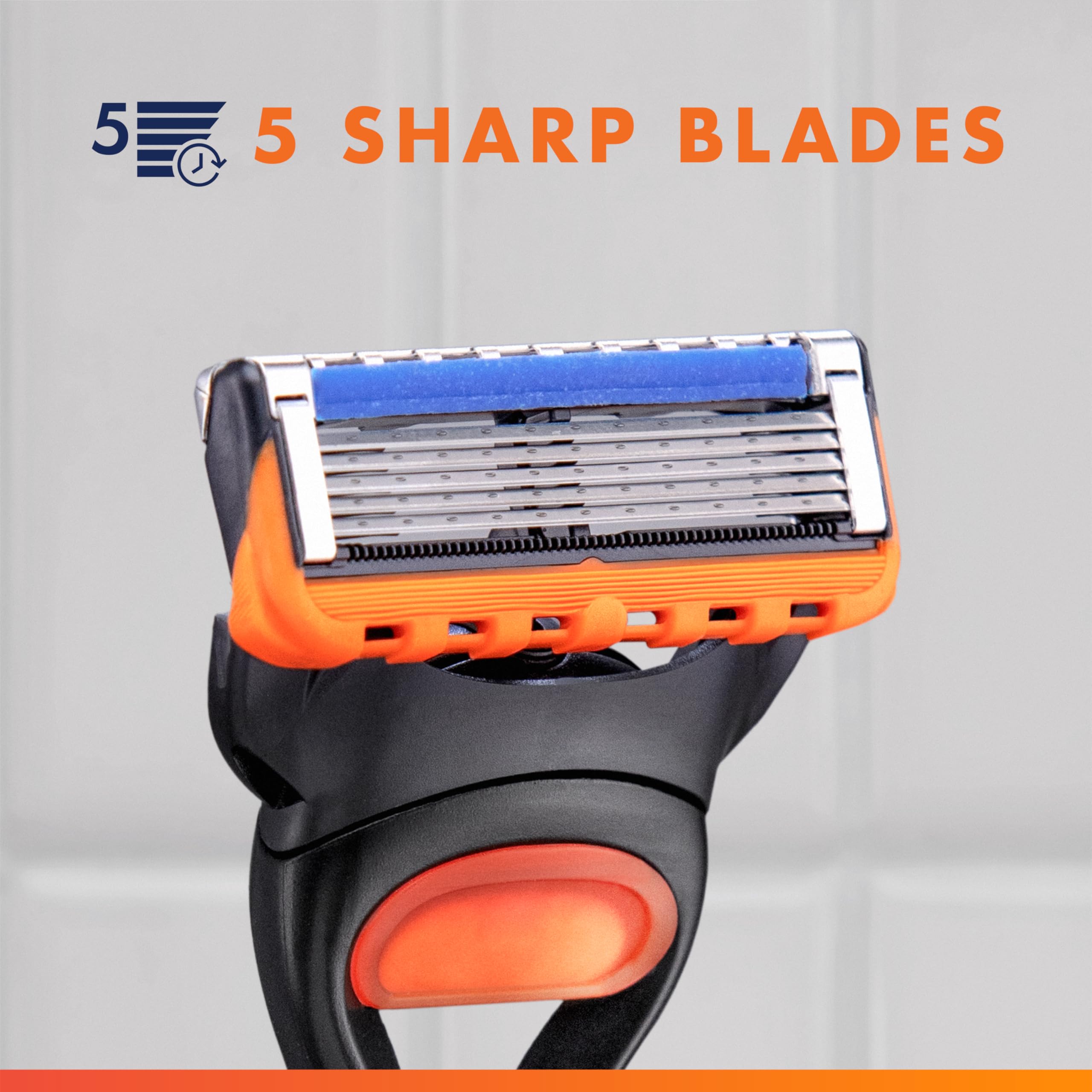 Buy now Gillette Fusion5 Razor for Men, Handle + 2 Razor Blade Refills at indiglob india