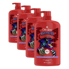 Old Spice Cleansing Body Wash for Men, 3X Defense, 24/7 Shower Fresh with Lasting Scent, 2 in 1 Body and Face Wash, Daily Men’s Wash and Shower Gel, NightPanther Rich Warm Masculine Scent, 33.4 oz