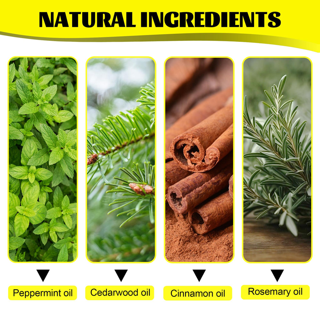 Peppermint Oil Spray for Rodent,Bugs,Silverfish,Spider,Ant,Indoor Outdoor
