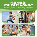 80Pcs Deodorant Wipes Individually Wrapped, Travel Antiperspirant Body Wipe