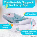 Fisher-Price™ 3-N-1 Grow with Baby Infant to Toddler Bath Tub with Supportive Sling