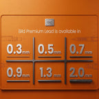 Bild 1200 Premium 0.7 Lead Refills for Mechanical Pencils (HB Mega, 0.7 mm)