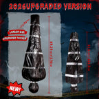 2 Packs 6ft Halloween Body Bags Decorations Outdoor, Hanging Corpse Props
