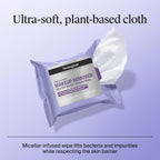 Buy now Neutrogena Makeup Remover Night Calming Cleansing Towelettes, Disposable Nighttime Face Wipes to Remove Dirt, Oil & Makeup, 25 ct at indiglob india