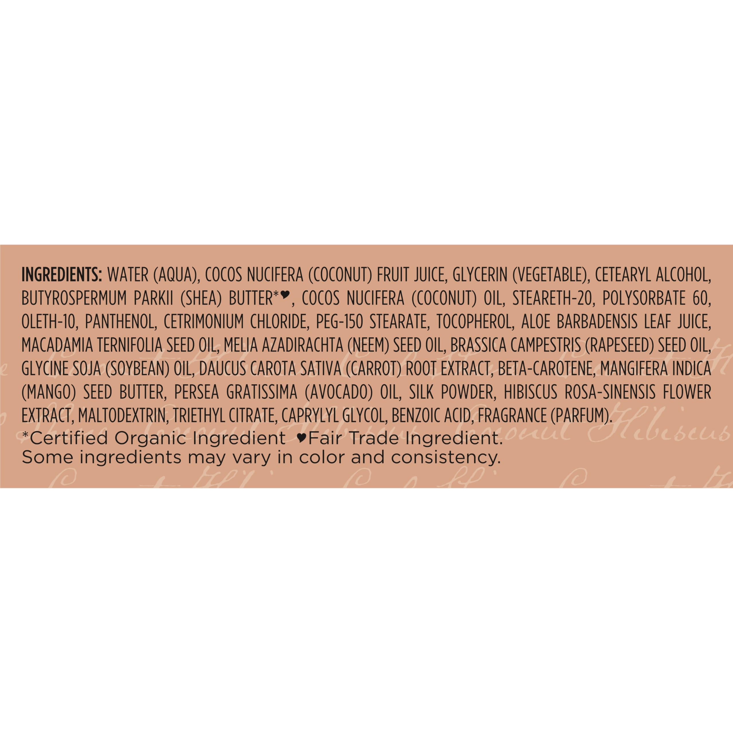 Shea Moisture Curl Enhancing Smoothie Hair Cream for Thick, Curly Hair Coconut and Hibiscus Sulfate Free and Paraben Free Curl Cream 20 oz | For curly hair - moisturizes, defines curls, and reduces frizz with Coconut Oil, Neem Oil and Silk Protein.