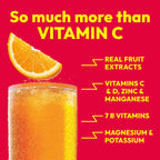 Emergen-C 1000mg Vitamin C Immune Support Powder, Super Orange, 90 ct | B Vitamins for Energy, Zinc and Manganese, Vitamin D, Electrolytes, 3 Month Supply, Natural Flavor