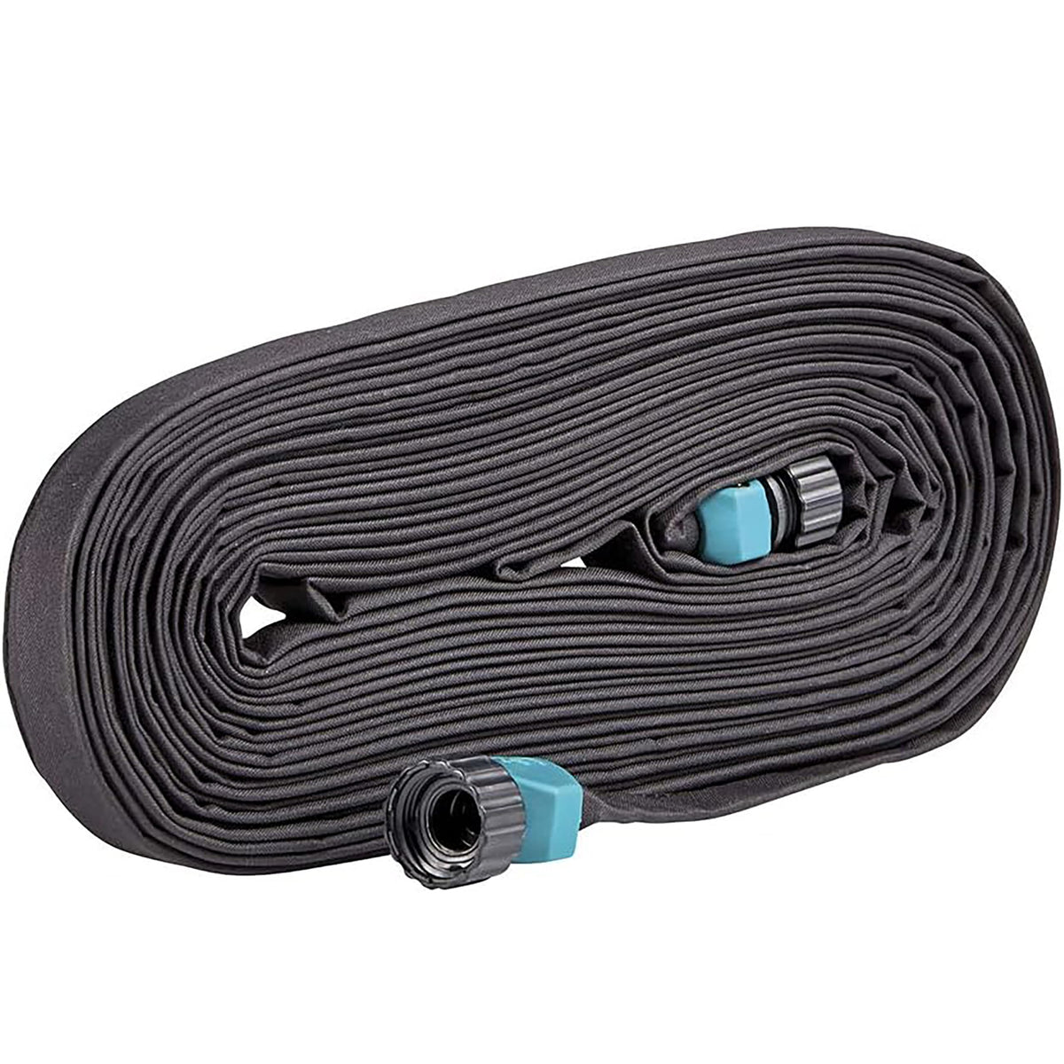 Gilmour 75' Black Flat Weeper Soaker Hose for Garden Beds, Drip Irrigation Outdoor Hose, Flexible Garden Hose for Vegetable Gardens, Flower Beds, Lawns, and Orchards