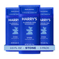 Harry's Aluminum-Free Deodorant for Men - Stone - (3 Pack) 2.5 oz - 48-Hour Odor Control - PACKAGING MAY VARY