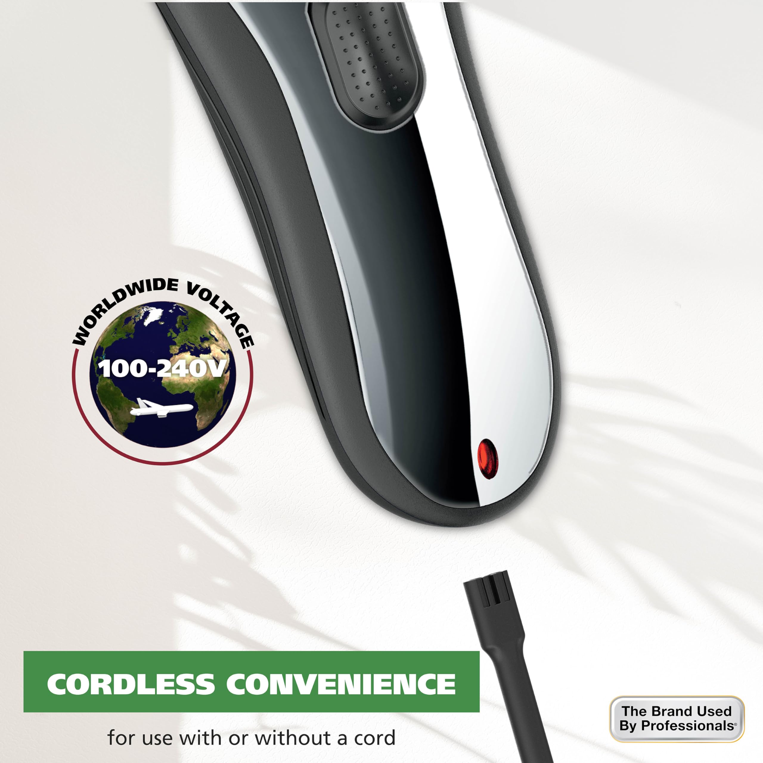Wahl Clipper Rechargeable Cord/Cordless Haircutting & Trimming Kit | Cordless Haircutting, Trimming Long Beards & All Body Grooming, Use Plugged In Or Cordless – 79434
