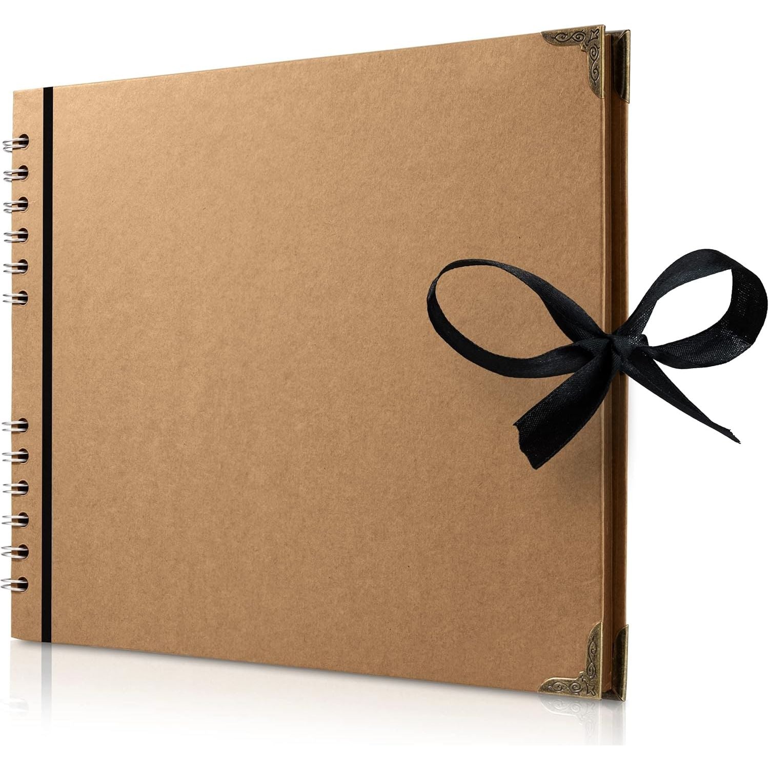 Buy now Bstorify Scrapbook Album 60 Pages (8 x 8 Inch) Brown Thick 200gsm Kraft Paper, Photo Album Scrapbook, Memory Book - Ideal for Your Scrapbooking Albums Art & Craft Projects 11 x 8.5 Inch Brown at indiglob india
