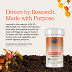 Garden of Life Raw Probiotics for Women and Men with Digestive Enzymes, 100 Billion CFU, Clinically Studied Strains, Shelf Stable, 30 Capsules