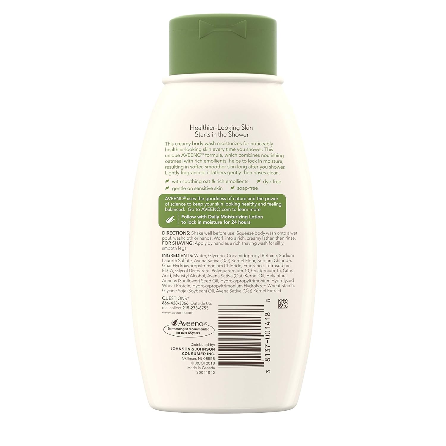 Buy now Aveeno Daily Moisturizing Body Wash, 12 Fl Oz at indiglob india