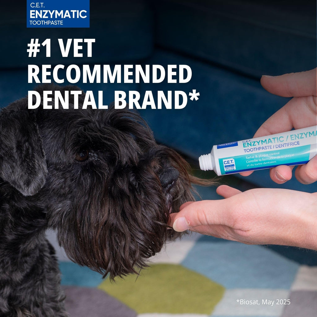 C.E.T. Oral Hygiene Kit for Cats, Seafood flavor Toothpaste with Toothbrush