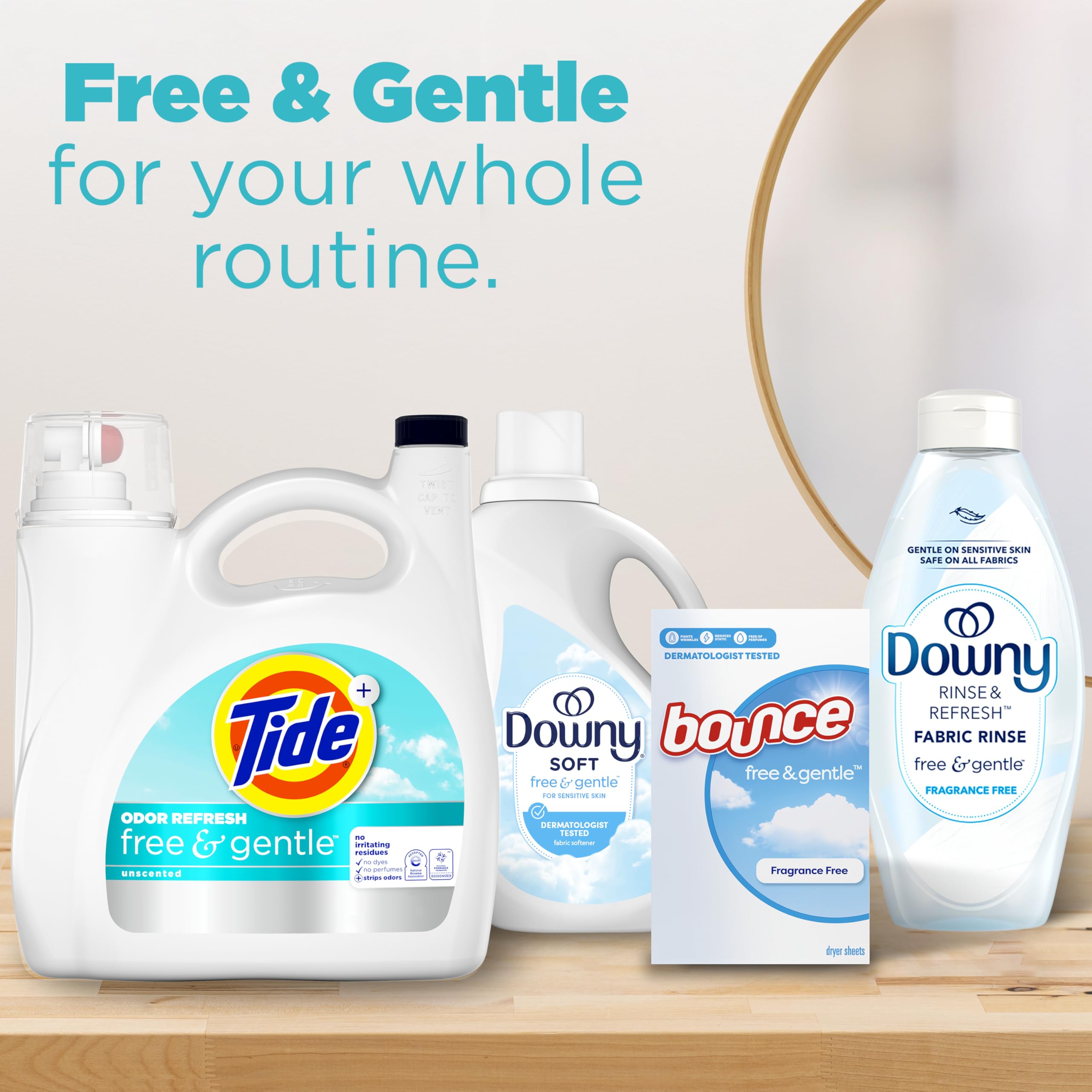 Buy now Tide Free and Gentle Odor Refresh Laundry Detergent Liquid, 94 Count, 132 fl oz, Hypoallergenic Laundry Detergent at indiglob india