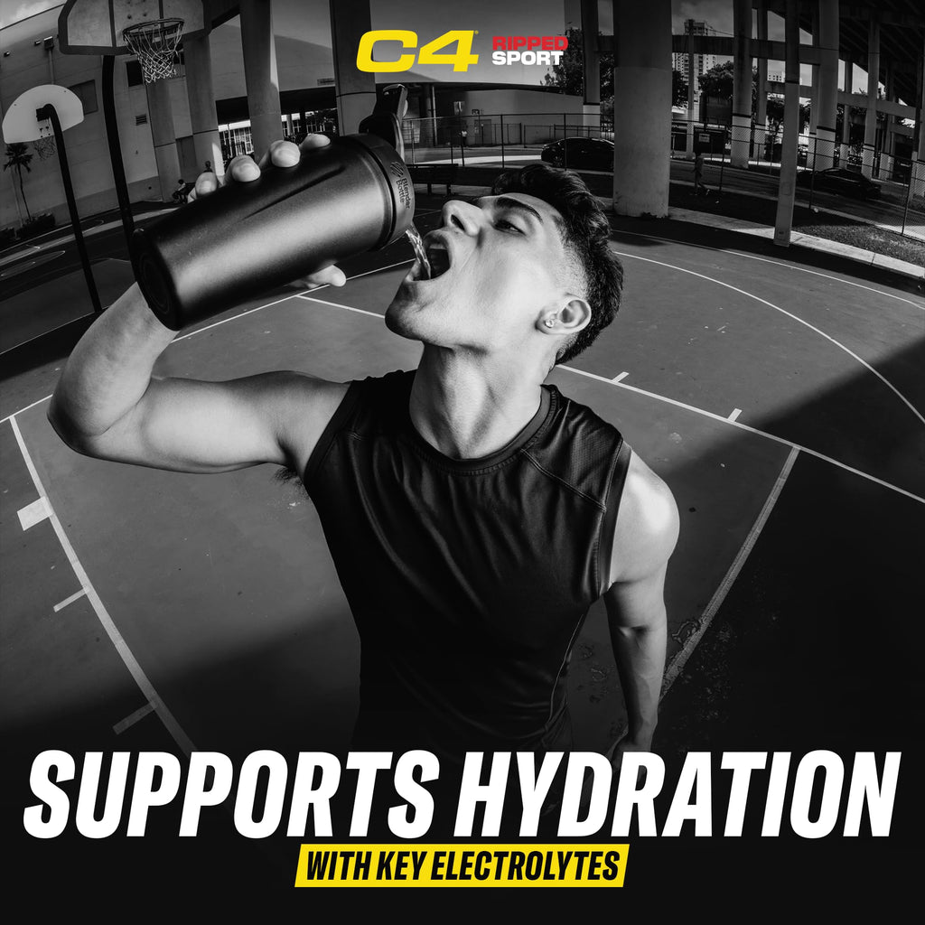C4 Ripped Sport Pre Workout Powder, 135mg Caffeine, 30 Servings | Arctic snow cone flavor with 135mg caffeine, CLA, DygloFit & L-carnitine for energy, endurance and metabolism support.