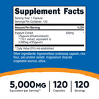 Nutricost Pygeum Extract 120 Capsules for 120 Servings Per Bottle | Vegan, GMO Free and Gluten Free
