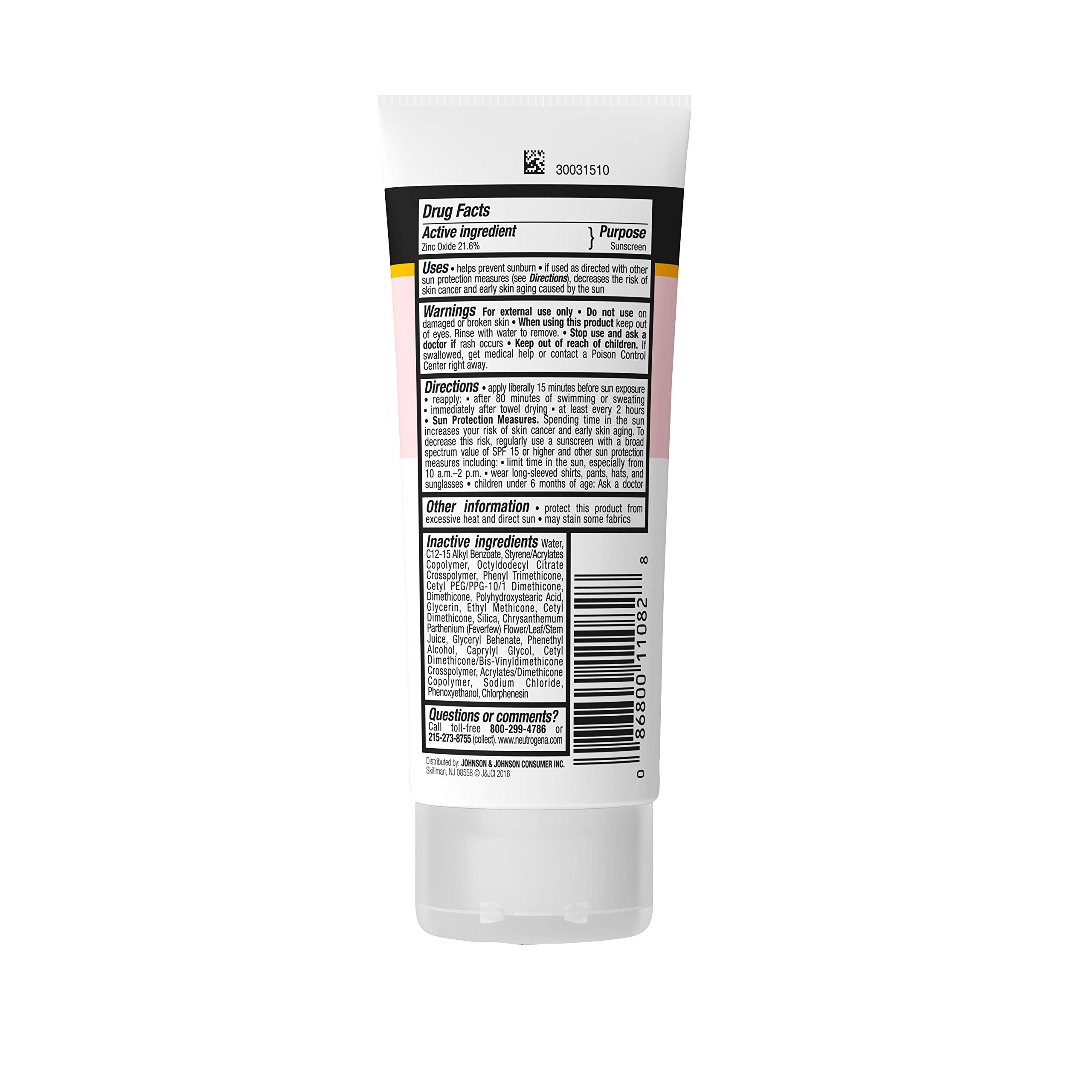 Buy now Neutrogena Pure & Free Baby Mineral Sunscreen Lotion with Broad Spectrum SPF 50 & Zinc Oxide, Water-Resistant, Hypoallergenic & Tear-Free Baby Sunscreen, 3 fl. oz, 3 pk at indiglob india