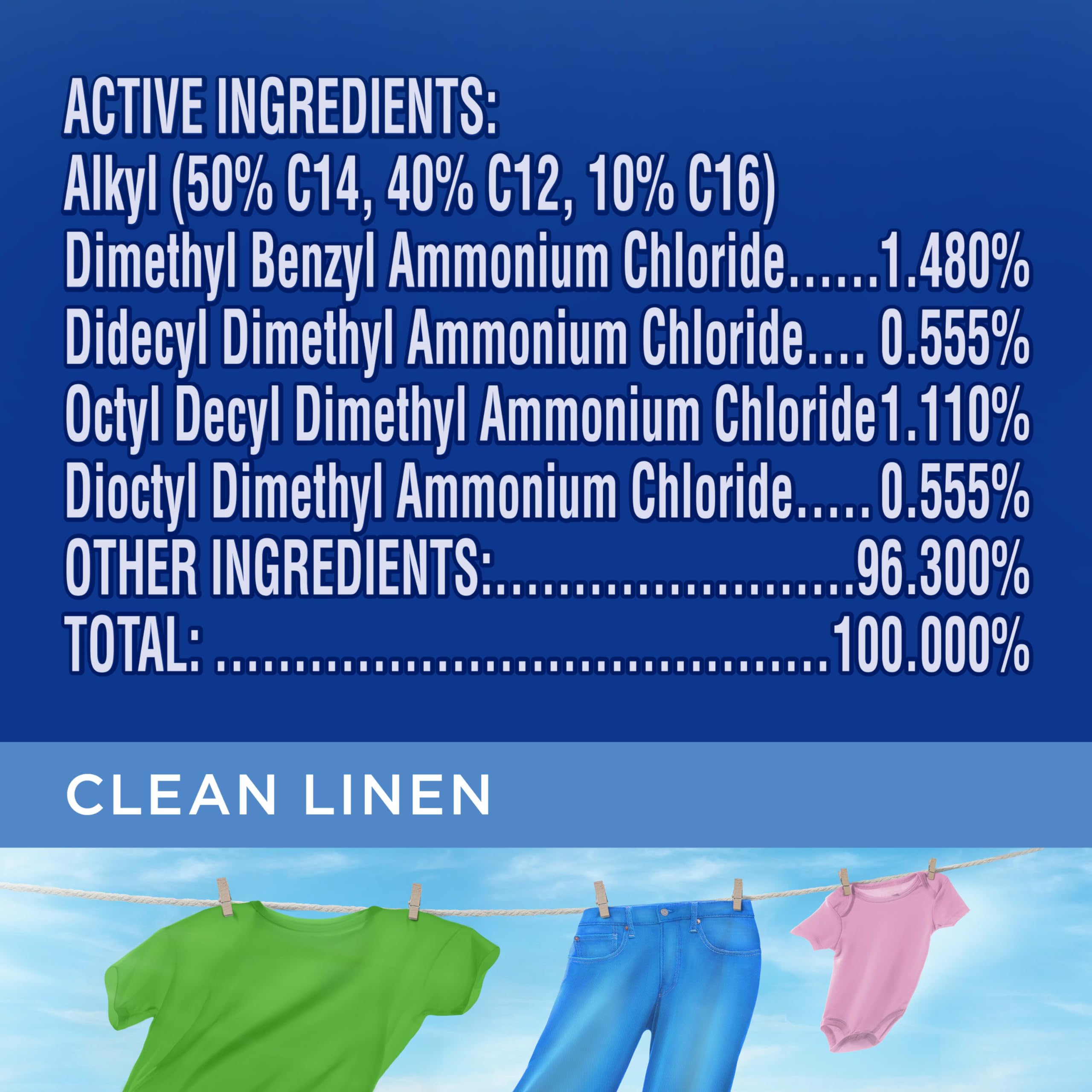 Buy now CLOROX Laundry Sanitizer, 0% Bleach, Color Safe, Clean Linen, Fresh, 80 Fl oz, Pack of 2 (Pack May Vary) at indiglob india