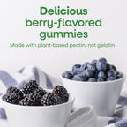 Nature's Way Zinc Gummies, 100% Daily Value of Zinc per Serving, 120 ct | Immune Support Gummy for Adults & Kids 9+*, Gluten Free, Plant-Based Pectin, Mixed Berry Flavored