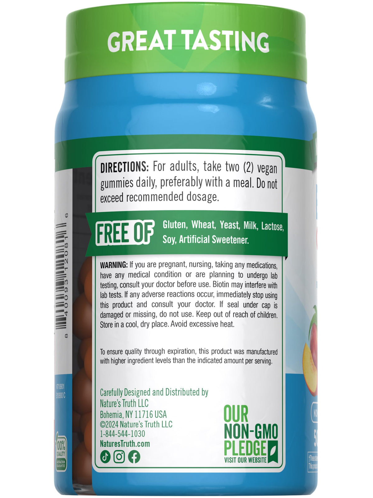 Nature's Truth Biotin Gummies | 10000mcg | 50 Count