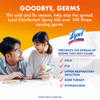 Lysol Disinfectant Spray, Sanitizer, Crisp Linen & Mango, 19 oz, 3 Pack