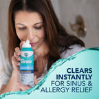 Buy now VICKS Sinex Saline Extra Strength Nasal Spray, 3X Concentrated* Drug Free Ultra Fine Mist, Instantly Clears Mucus, Ultra Concentrated to Clear Congestion Fast, Safe For Daily Use, 5 OZ x 2 at indiglob india