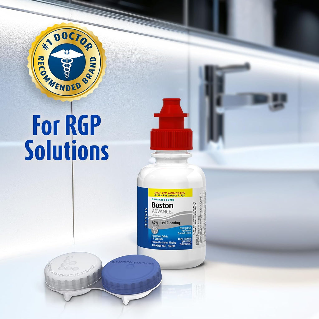 Buy now Boston ADVANCE Contact Lens Cleaning Solution for Rigid Gas Permeable (RGP) Lens, Step 1, Removes Debris & Deposits, 1 Fl Oz at indiglob india