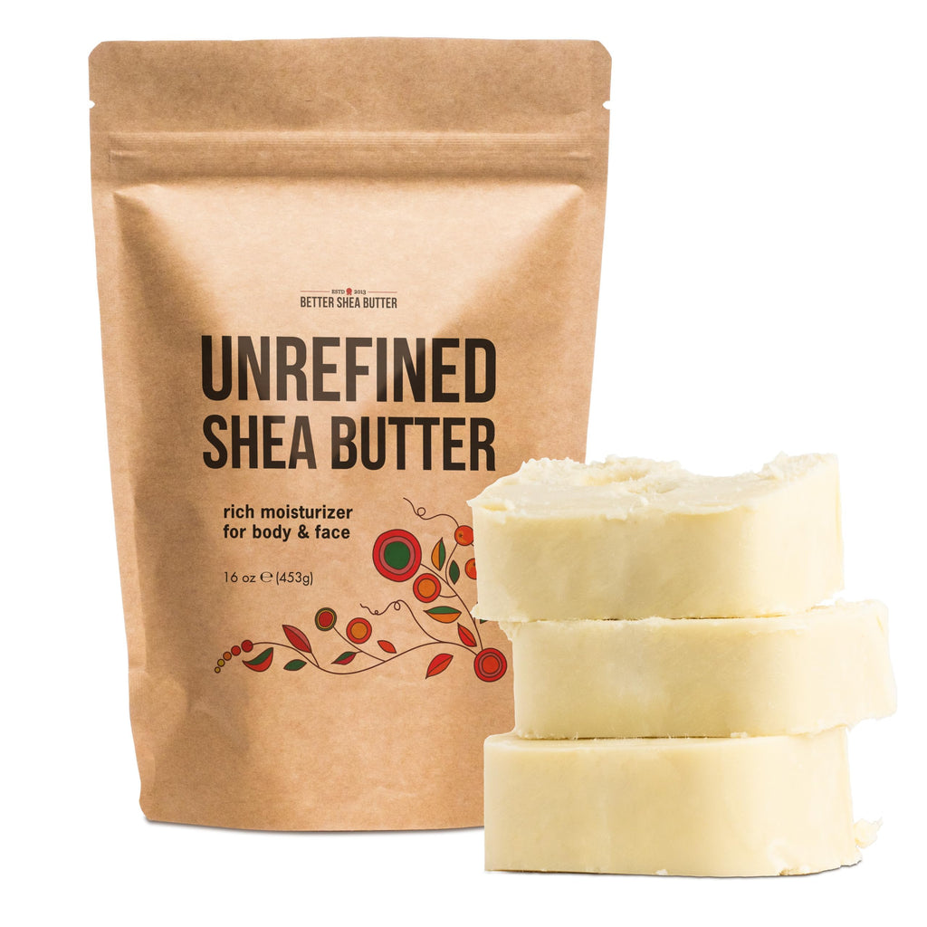 Buy now Raw Shea Butter - 100% Pure African Unrefined Shea Butter for Hair | Skin Moisturizer for Face and Body | with Natural Smoky Scent | Use for Soap Base, DIY Whipped Lotion, Lip Balm - 8 oz Block at indiglob india