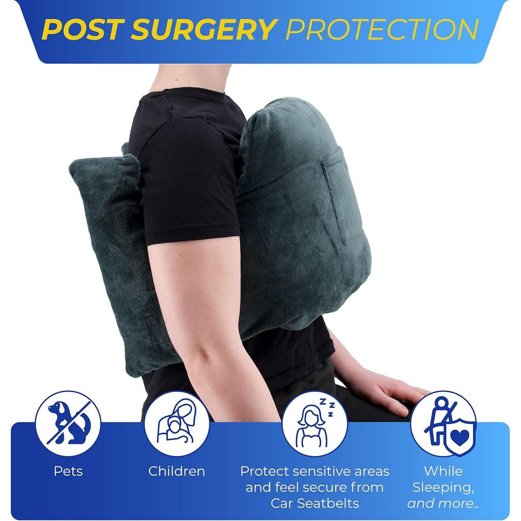 Buy now RENOVA MEDICAL WEAR Mastectomy Post Op Chest Pillow - Pink at indiglob india