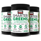 Force Factor Smarter Greens Daily Wellness Powder to Support Gut Health | Greens Superfood Powder for Bloating & Digestion, with 40+ Superfoods, 125 Million CFU of Probiotics, Unflavored, 10 Servings