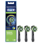 Buy now Oral-B Cross Action Electric Toothbrush Replacement Brush Heads, Black, 3 Count (Pack of 1) at indiglob india