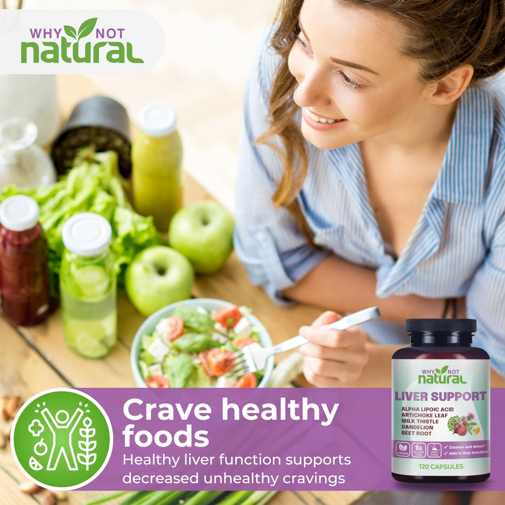 5-in-1 Liver Health Formula Supplement for Detox and Cleanse - Milk Thistle
