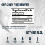 BUBS Boost Creatine Monohydrate – 90 Servings | 5g Creapure® Creatine Powder | NSF Certified for Sport | Supports Strength, Power & Performance | Unflavored, No Fillers