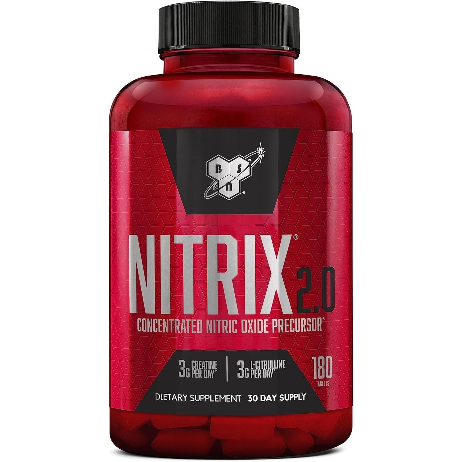 Buy now BSN NITRIX 2.0, Workout Supplement, Nitric Oxide Precursors, 3g Creatine, 3g L Citrulline, L-Citrulline, Supports Workout Performance, Pumps, Muscle Recovery and Endurance, 90 Tablets, 30 Servings 180 Count (Pack of 1) at indiglob india