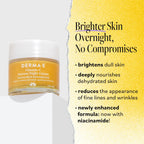 Buy now DERMA-E Vitamin C Intense Night Cream, 2 Oz, Brightening and Hydrating Facial Skin Renewing Cream, Anti-Aging Overnight Face Moisturizer for Skincare and Youthful Radiance at indiglob india