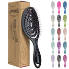 Buy now Ninabella Detangle Hair Brush for Women & Men - Does not Pull - Straightening Brushes for Straight & Curly Hair - Unique Spiral Detangling Hairbrush - Green at indiglob india