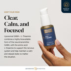 Quicksilver Scientific Liposomal GABA + L Theanine, Calm, 1.7oz / 50ml