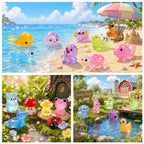 120PCS Mini Resin Animals Bulk, 24 Styles Glow in The Dark Animal Figures