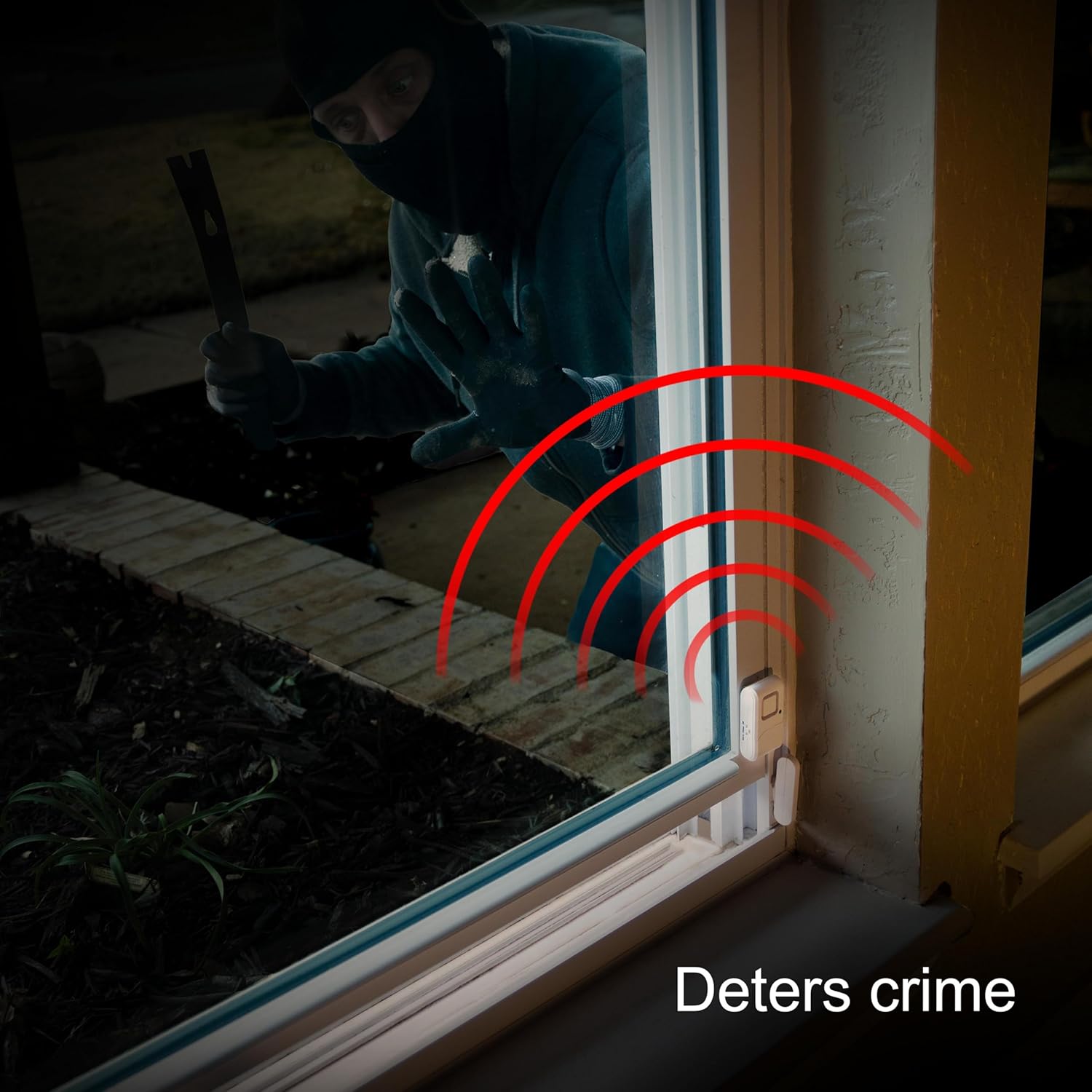 Buy now GE Personal Security Window and Door Alarm, 4 Pack, DIY Protection, Burglar Alert, Wireless Chime/Alarm, Easy Installation, Home Security, Ideal for Home, Garage, Apartment and More, White, 45174 at indiglob india