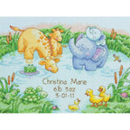 Buy now Dimensions Little Pond Birth Record Counted Cross Stitch Kit, Gift, 12” x 9” Default at indiglob india