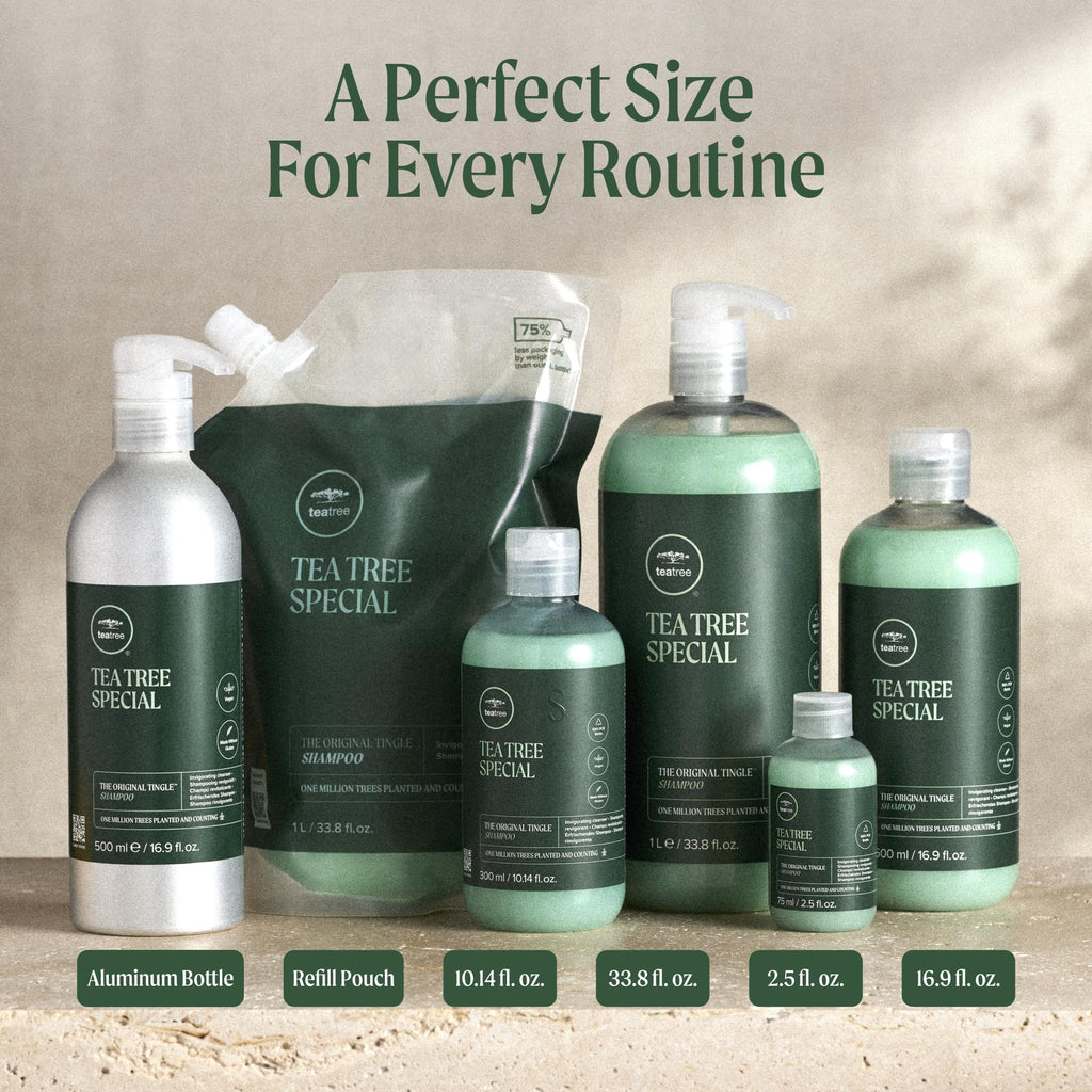 Tea Tree Special Shampoo, Deep Cleans, Refreshes Scalp, For All Hair Types, Especially Oily Hair