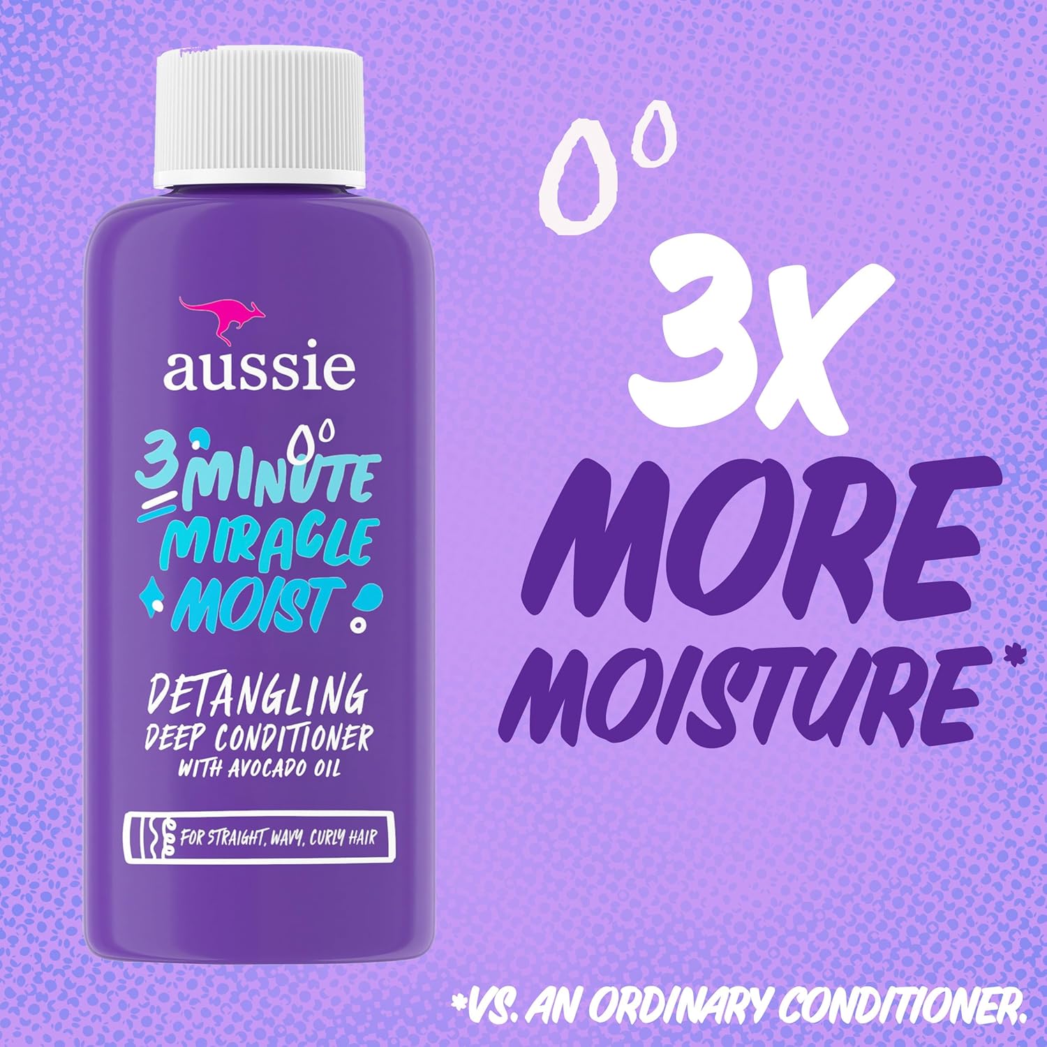 Buy now Aussie 3 Minute Miracle Moist Deep Conditioning Treatment, Travel Size 1.7 fl oz at indiglob india