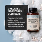 NatureWise Magnesium Glycinate 625 mg - High Absorption Chelated Magnesium Glycinate for Sleep, Relaxation, Muscle & Bones* - Gentle on Stomach, Vegan, Non-GMO - 30 Capsules[30-Day Supply]