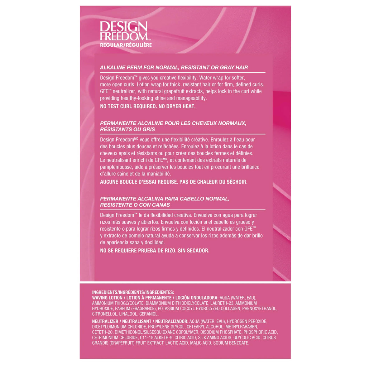 Zotos Design Freedom Regular Perm