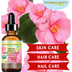Buy now Botanical Beauty Japanese ORGANIC CAMELLIA Seed Oil. 100% Pure Natural Undiluted Refined Cold Pressed Carrier Oil to revitalize and rejuvenate the hair, skin and nails. 4 Fl. oz 120 ml at indiglob india