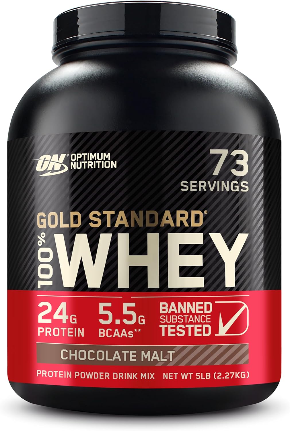 Buy now Optimum Nutrition Gold Standard 100% Whey Naturally Flavored Protein Powder, Vanilla, 1.9 Pound (Packaging May Vary) at indiglob india