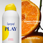 Supergoop! PLAY Antioxidant Body Mist Vitamin C -SPF 50 PA++++ Broad Spectrum Sunscreen - Body Spray - Great for Active Days